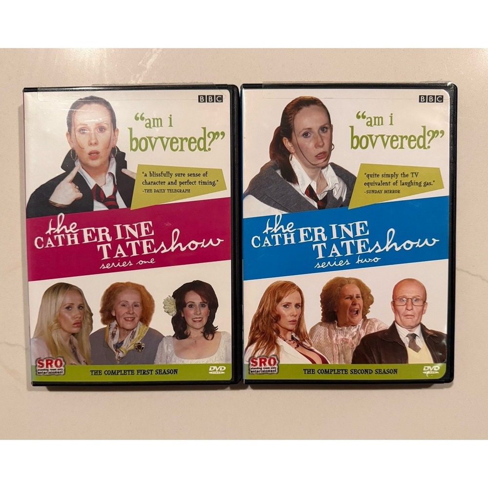 Catherine Tate Show Series 1 & 2 Complete Seasons DVD 2005 BBC British Comedy